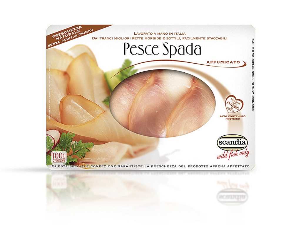 Pesce Spada affumicato affettato - 100g
