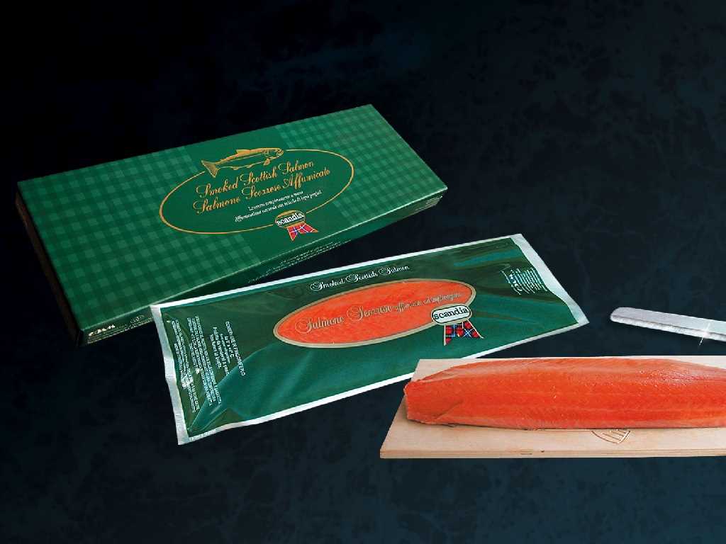 Salmone Scozzese affumicato - Banda intera Small