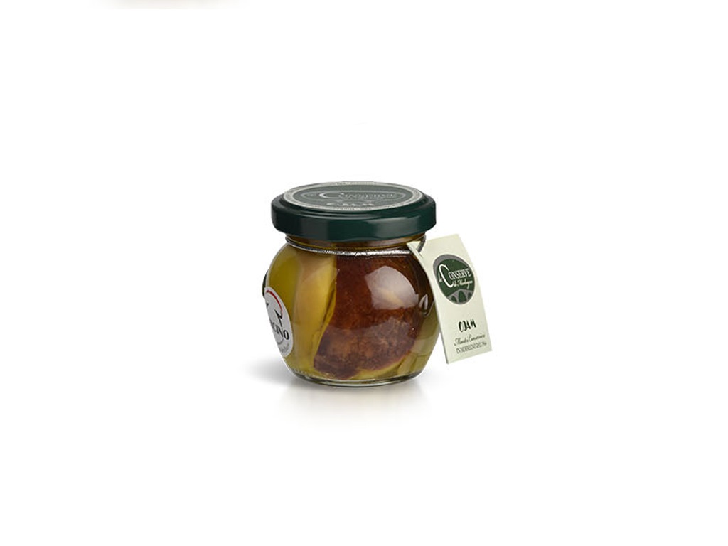 Funghi Porcini Testa Nera tagliati in olio di oliva - 106ml