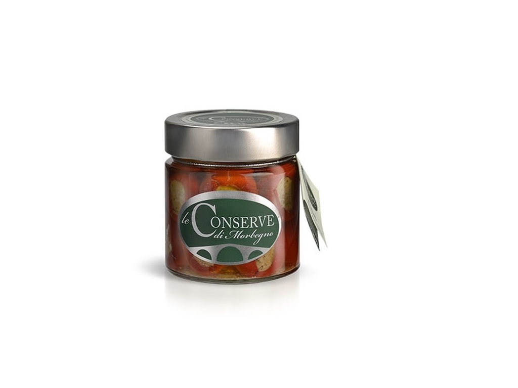 Peperoncini farciti con tonno in olio di oliva - 250ml