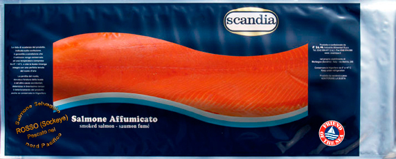 Salmone Sockeye Selvaggio affumicato - Banda Intera